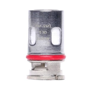 Résistance Voopoo PnP-VM1 0.3Ω en mesh, conçue pour une vape RDL équilibrée entre saveur et vapeur. Puissance recommandée : 32-40W. Compatible avec les pods et clearomiseurs Voopoo.