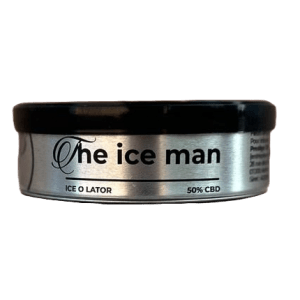 Pot de résine de CBD the ice man de la marque Prestige. CBD Aubenas, marque premium.