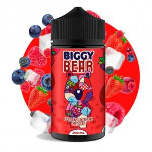 E liquide Fruits Rouges Givrés Biggy Bear 200 ml. Découvrez un mix de fruits rouges avec de la fraicheur, en grand format. Cet e liquide au goût de fruits rouges avec de la fraicheur, est contenu dans un flacon de 200 ml et est associé à une proportion PG/VG de 50/50. Il peut contenir jusqu'à 220 ml après l'ajout d'un ou de deux boosters si besoin. Composition du e liquide Fruits Rouges Givrés Biggy Bear 200 ml : format du flacon : 200 ml taux de PG/VG : 50/50 dosage en nicotine : 0 mg/ml Le e liquide Fruits Rouges Givrés Biggy Bear 200 ml est produit en France par Secret's Lab.