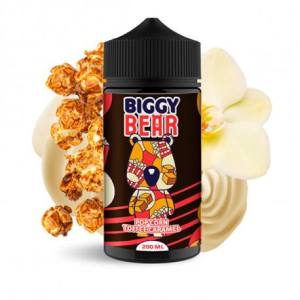 E liquide Pop Corn Toffee Caramel Biggy Bear 200 ml. Découvrez une saveur type gourmand de pop-corn à la crème caramel au beurre salé et vanille. Cet e liquide au goût de pop-corn à la crème caramel et vanille est contenu dans un flacon de 200 ml et est associé à une proportion PG/VG de 40/60. Il peut contenir jusqu'à 220 ml après l'ajout d'un ou de deux boosters si besoin. Composition du e liquide Pop Corn Toffee Caramel Biggy Bear 200 ml : format du flacon : 200 ml taux de PG/VG : 40/60 dosage en nicotine : 0 mg/ml Le e liquide Pop Corn Toffee Caramel Biggy Bear 200 ml est produit en France par Secret's Lab.