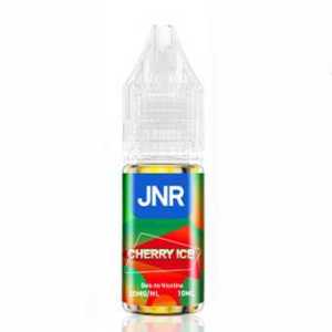 Flacon 10 ml e-liquide Cherry Ice JNR, saveur cerise glacée, ratio 50/50 PG-VG.