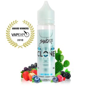 E‑liquide Clone Swoke 50 ml – cactus, cassis & baies rouges, format sans nicotine, ratio 50/50.