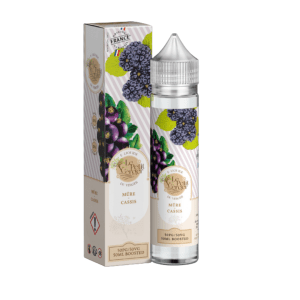 Flacon 50 ml Le Petit Verger Mûre Cassis – saveur mûre et cassis, format sans nicotine, ratio 50/50.