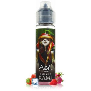 E-liquide Kami 50 ml – A&L, saveur fruit du dragon et fraise avec fraîcheur mousson, format sans nicotine, ratio 50/50.
