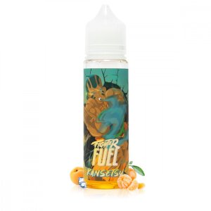 E-liquide Kansetsu 50 ml – Fighter Fuel, saveur pêche & abricot avec fraîcheur, format sans nicotine, ratio 40/60.